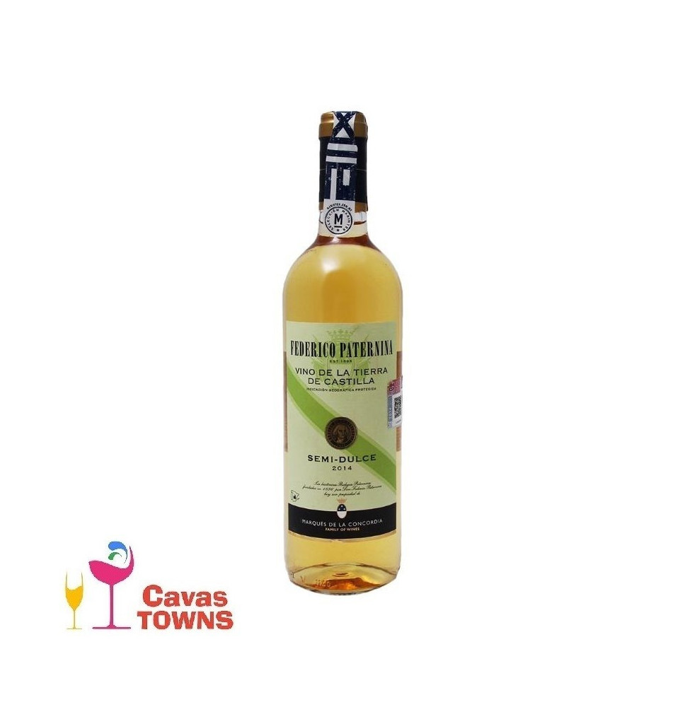 Vino Blanco Federico Paternina Rioja España 750ml - Cavas Towns Vino Blanco Federico Paternina Rioja España 750ml - Cavas Towns