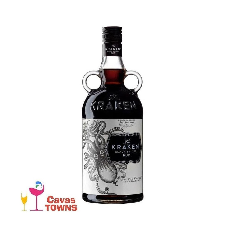 Ron Kraken Black Spiced 750 ml - Cavas Towns Ron Kraken Black Spiced 750 ml - Cavas Towns