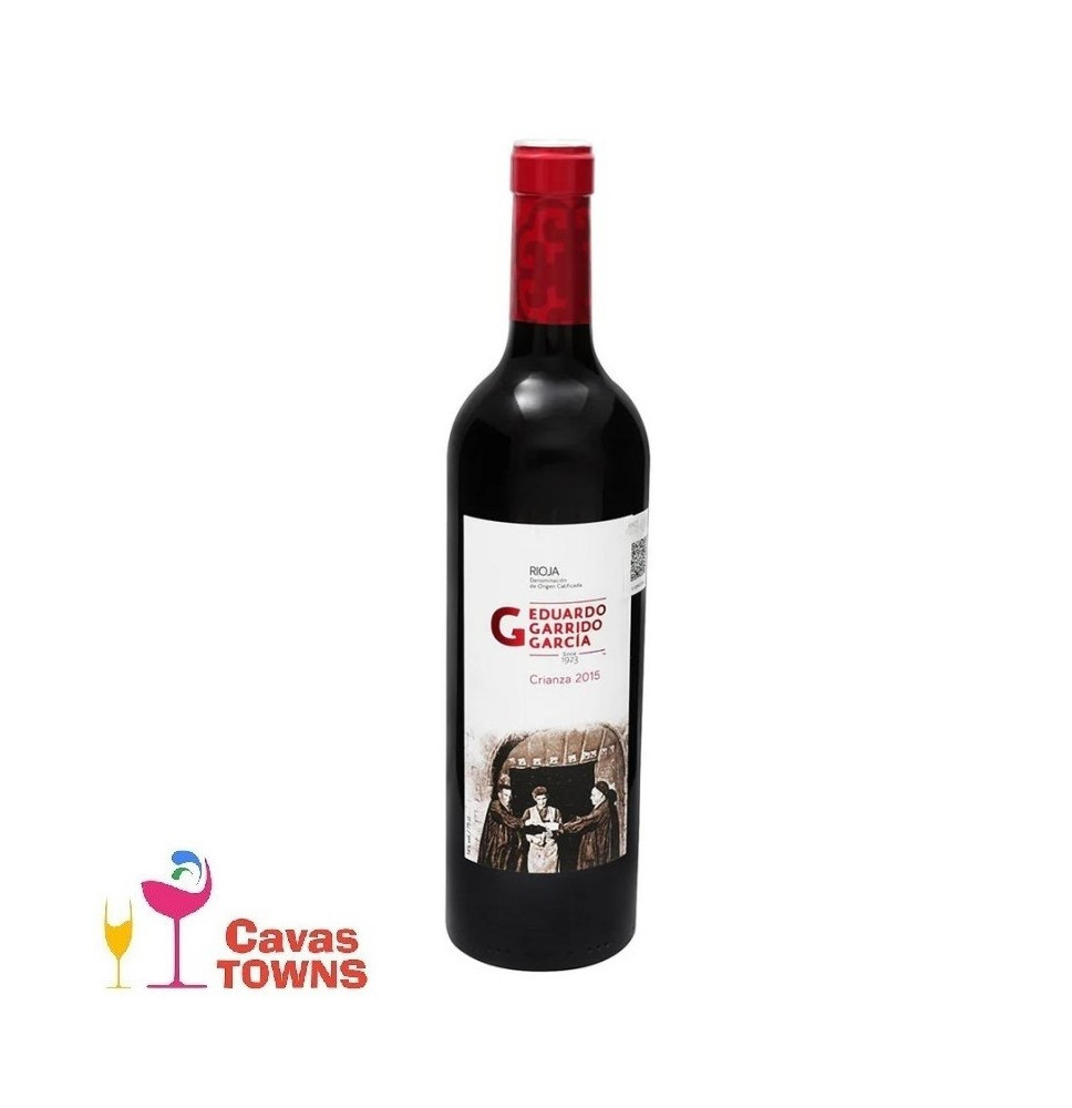 Vino Tinto Garrido Rioja Crianza 750 ml - Cavas Towns Vino Tinto Garrido Rioja Crianza 750 ml - Cavas Towns