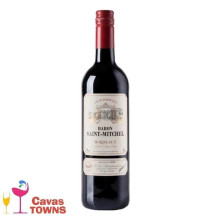 Vino Tinto Baron Saint-Mitchel Bordeaux 750 ml - Cavas Towns Vino Tinto Baron Saint-Mitchel Bordeaux 750 ml - Cavas Towns