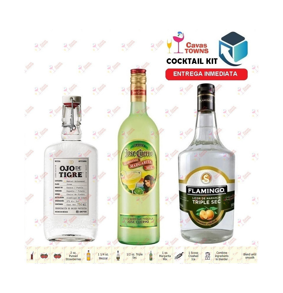 Cocktail Kit Brandy Alexander - 3 Mezcal Receta Recipe - Cavas Towns Cocktail Kit Brandy Alexander - 3 Mezcal Receta Recipe - Cavas Towns