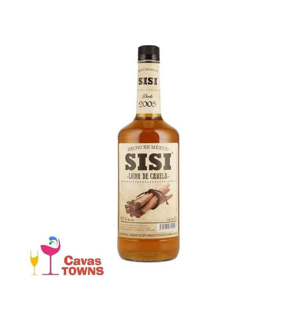 Licor Sisi de Canela 1000 ml - Cavas Towns Licor Sisi de Canela 1000 ml - Cavas Towns