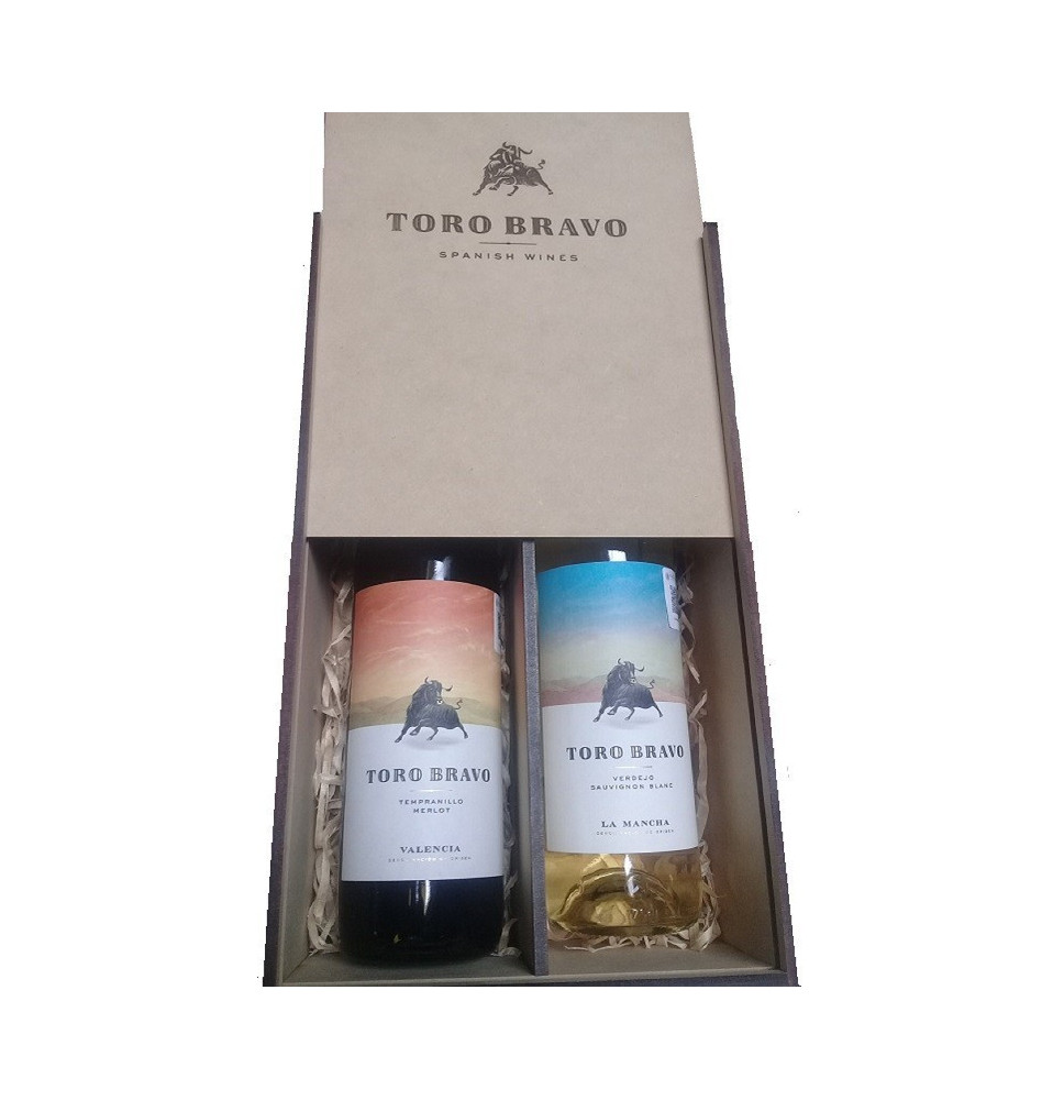 Vino Toro Bravo Estuche a Elegir Vinos - Cavas Towns Vino Toro Bravo Estuche a Elegir Vinos - Cavas Towns