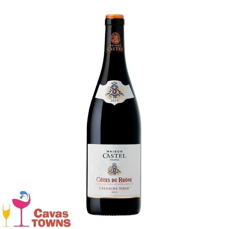 Vino Tinto Castel Cotes Du Rhone Grenache 750 ml - Cavas Towns Vino Tinto Castel Cotes Du Rhone Grenache 750 ml - Cavas Towns