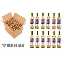 Caja 12 Botellas Vino Lobito de Mar Sauvignon Blanc 750 ml - Cavas Towns