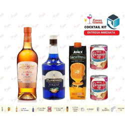 Ron Zacapa Cocktail Kit Blue Monday Receta Recipe - Cavas Towns