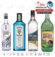 Ginebra Sapphire Cocktail Kit Adios Mother - 3 Receta Recipe - Cavas Towns