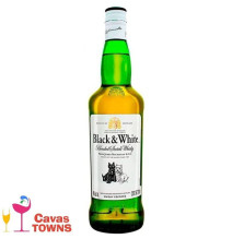 Whisky Black & White 700 ml - Cavas Towns