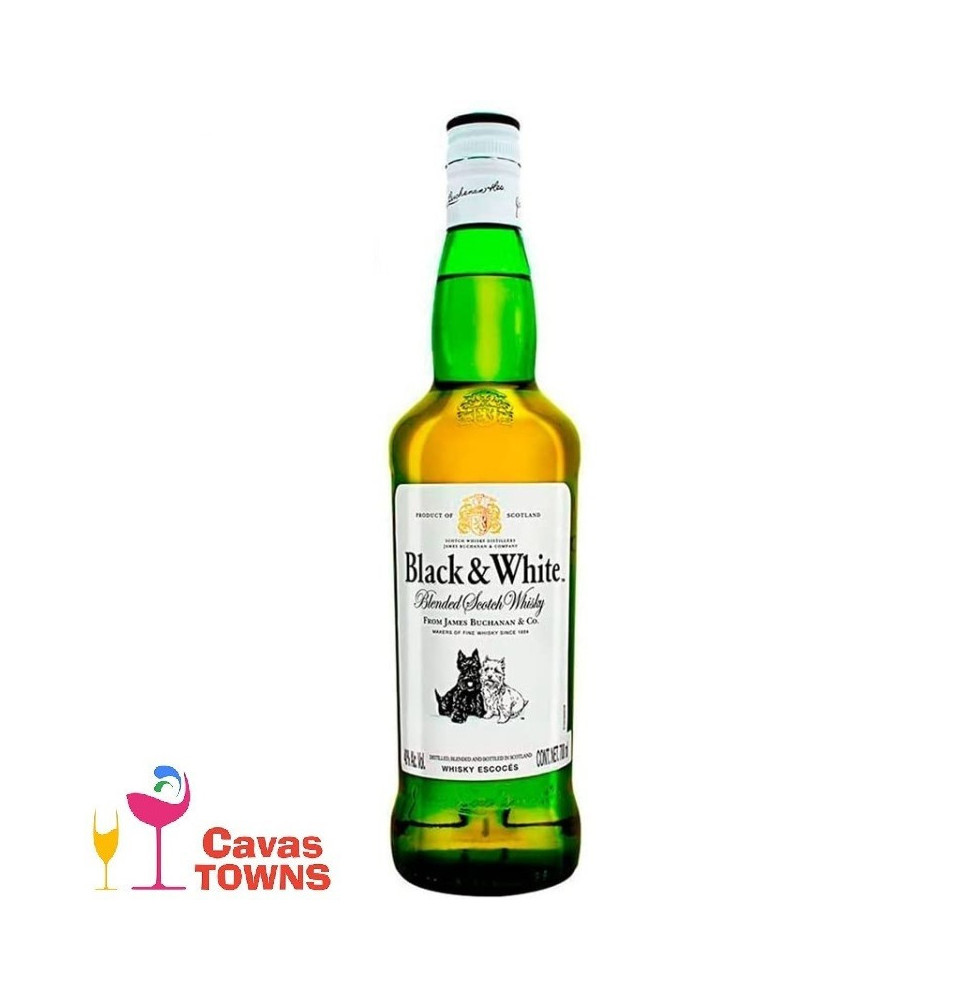Whisky Black & White 700 ml - Cavas Towns Whisky Black & White 700 ml - Cavas Towns