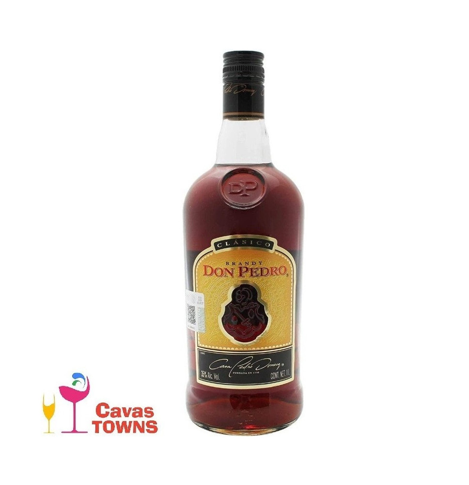 Brandy Don Pedro Clasico 1L - Cavas Towns Brandy Don Pedro Clasico 1L - Cavas Towns