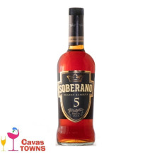 Brandy Soberano 5 Solera Reserva 700 ml - Cavas Towns