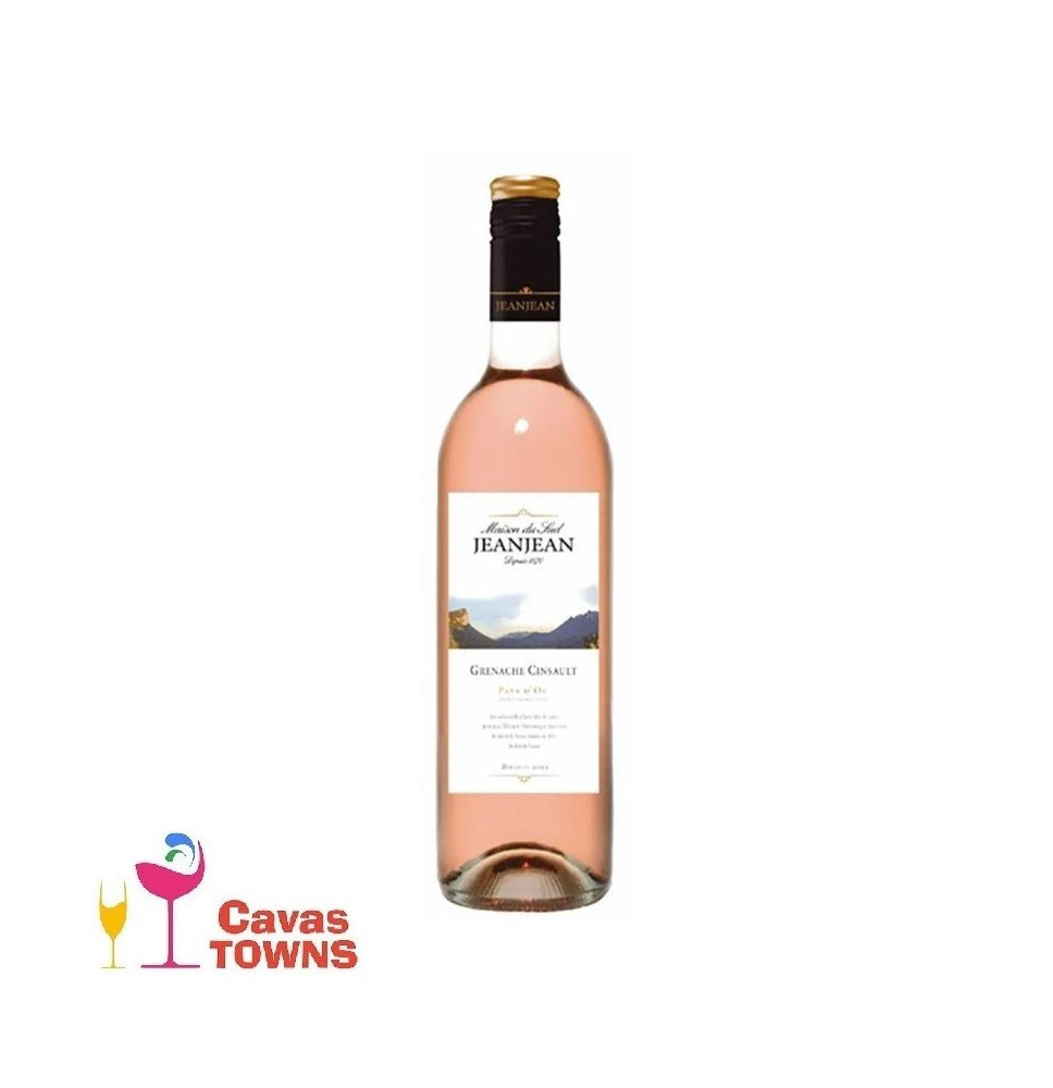 Vino rosado Pays du Sud Jean Jean 750ml - Cavas Towns Vino rosado Pays du Sud Jean Jean 750ml - Cavas Towns