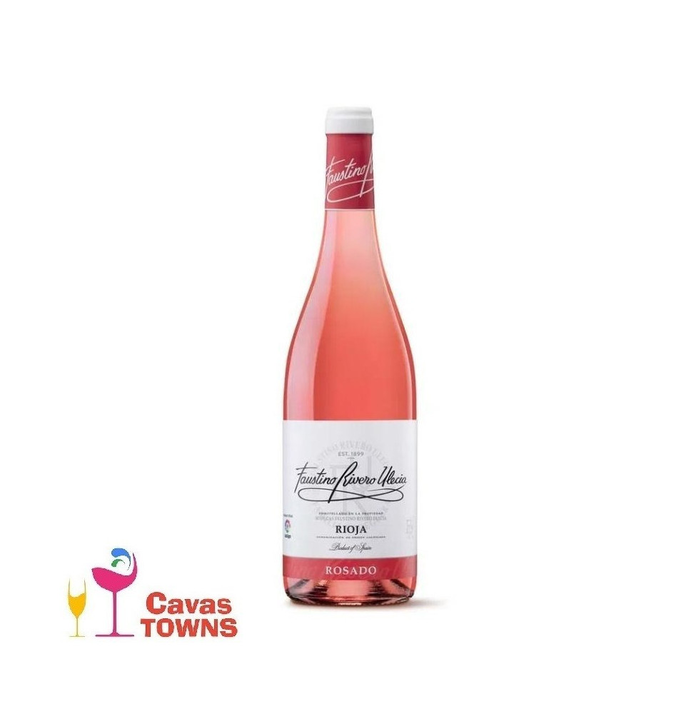 Vino Rosado Faustino Rivero Garnacha Rioja 750ml - Cavas Towns Vino Rosado Faustino Rivero Garnacha Rioja 750ml - Cavas Towns