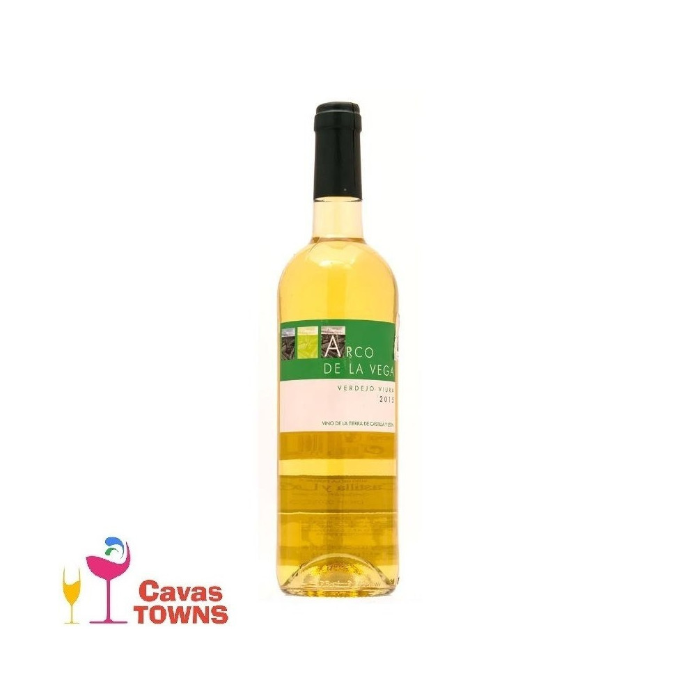 Vino Blanco Arco de la Vega Verdejo Viura 750 ml - Cavas Towns Vino Blanco Arco de la Vega Verdejo Viura 750 ml - Cavas Towns