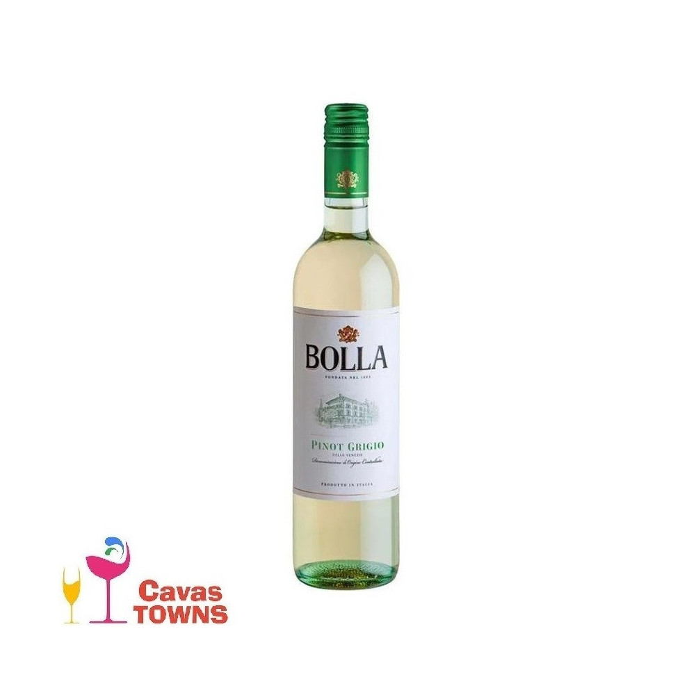 Vino Blanco Bolla Pinot Grigio 750ml - Cavas Towns Vino Blanco Bolla Pinot Grigio 750ml - Cavas Towns