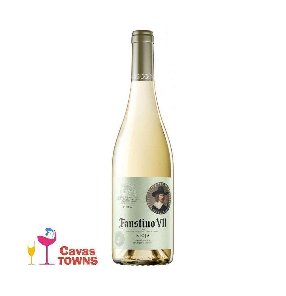 Vino Blanco Faustino VII Viura 750 ml - Cavas Towns Vino Blanco Faustino VII Viura 750 ml - Cavas Towns