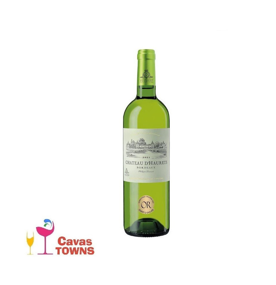 Vino Blanco Frances Chateau Haurets Sauvignon Blanc/Muscadelle 750 ml - Cavas Towns Vino Blanco Frances Chateau Haurets Sauvignon Blanc/Muscadelle 750 ml - Cavas Towns