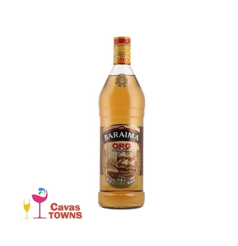 Ron Baraima Oro 1000 ml - Cavas Towns Ron Baraima Oro 1000 ml - Cavas Towns