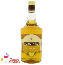 Licor de Platano Flamingo 1000 ml - Cavas Towns