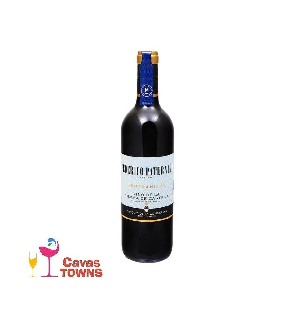 Vino Tinto Federico Paternina Tempranillo Tierra de Castilla 750 ml - Cavas Towns