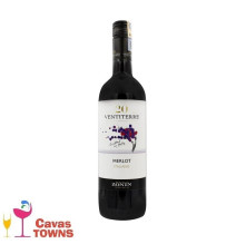 Vino Tinto Zonin Ventiterre Merlot Nero D´Avola 750ml - Cavas Towns
