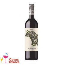 Vino Tinto Alegro Tempranillo Rioja 750ml - Cavas Towns