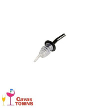 Dosificador para Botella de Plástico Negro - Cavas Towns
