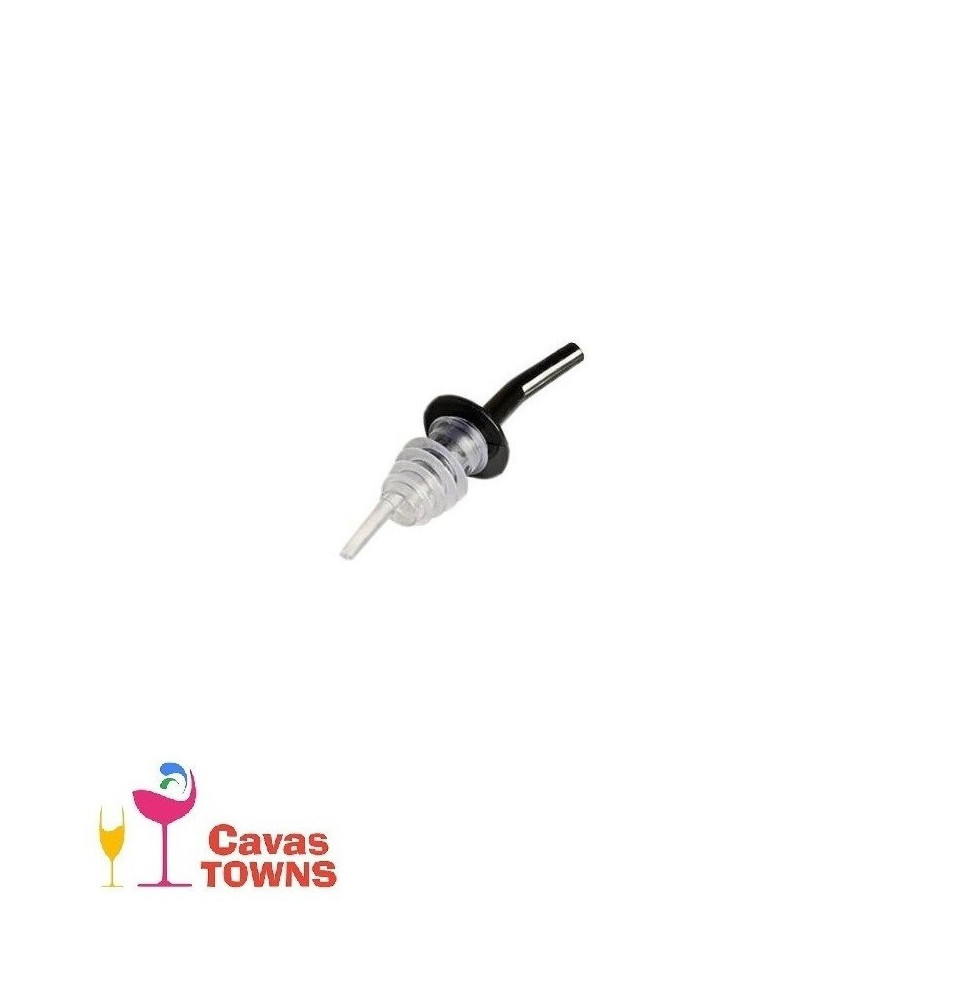 Dosificador para Botella de Plástico Negro - Cavas Towns Dosificador para Botella de Plástico Negro - Cavas Towns