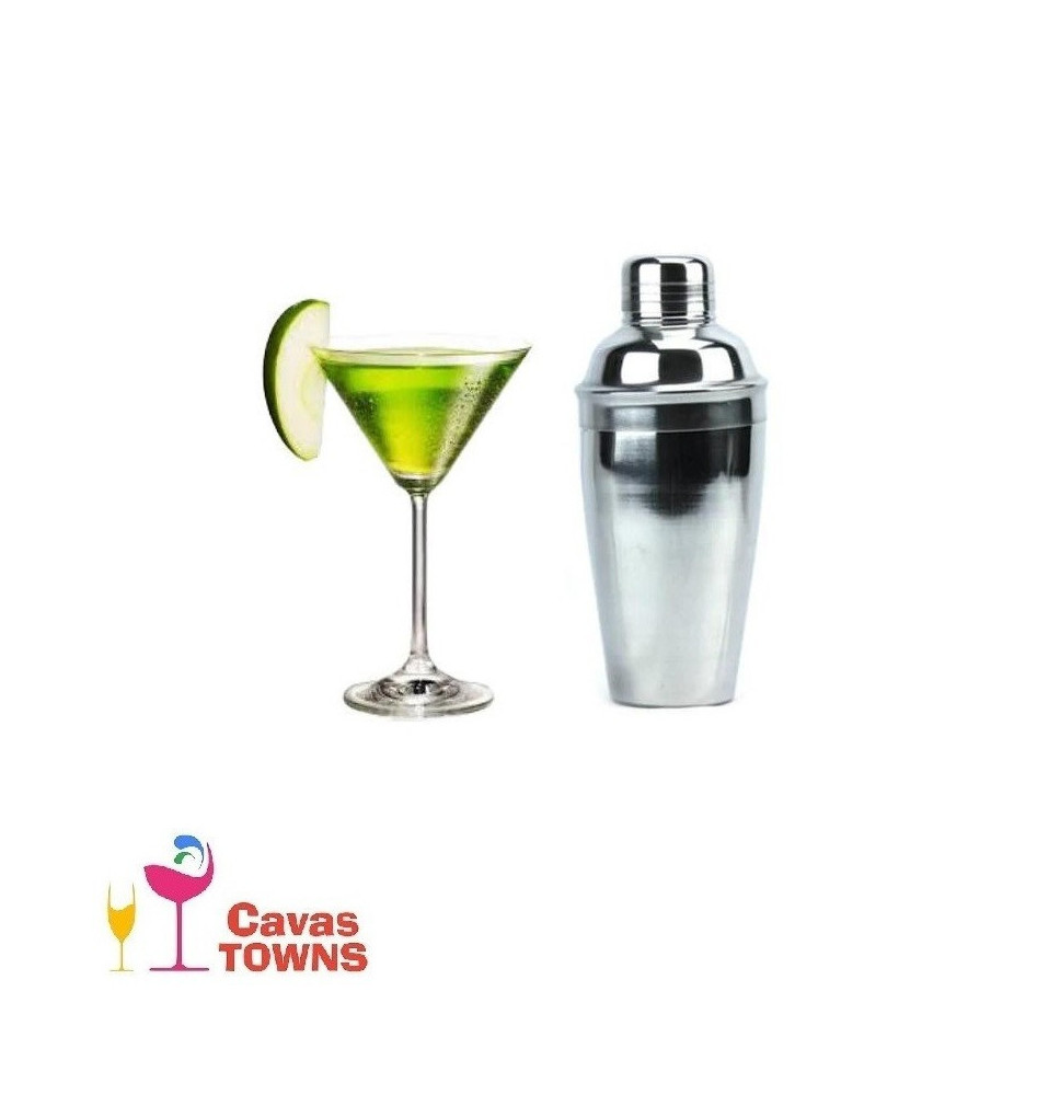 Cocktelera Shaker Bar de Acero Inox 10 oz - Cavas Towns Cocktelera Shaker Bar de Acero Inox 10 oz - Cavas Towns