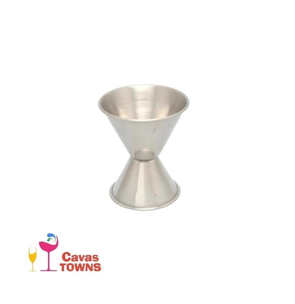 Jigger de Acero Inox. 1 Oz X 1/2 Oz - Cavas Towns Jigger de Acero Inox. 1 Oz X 1/2 Oz - Cavas Towns