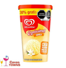 Helado Holanda Cremissimo sabor vainilla 1.3 l - Cavas Towns
