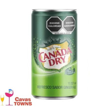 Mezclador Canada Dry Ginger Ale 237 ml - Cavas Towns