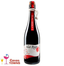 Vino Espumoso Dolce Amore Lambrusco 750 ml - Cavas Towns