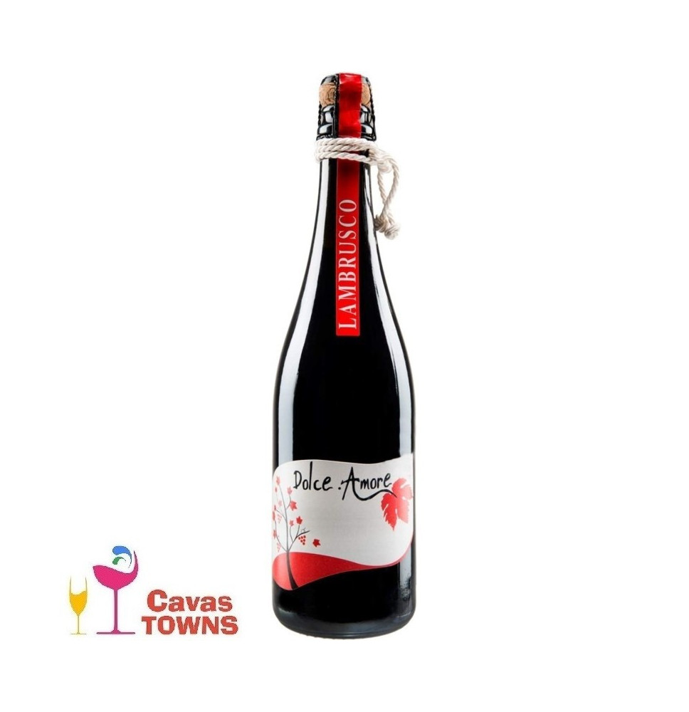 Vino Espumoso Dolce Amore Lambrusco 750 ml - Cavas Towns Vino Espumoso Dolce Amore Lambrusco 750 ml - Cavas Towns
