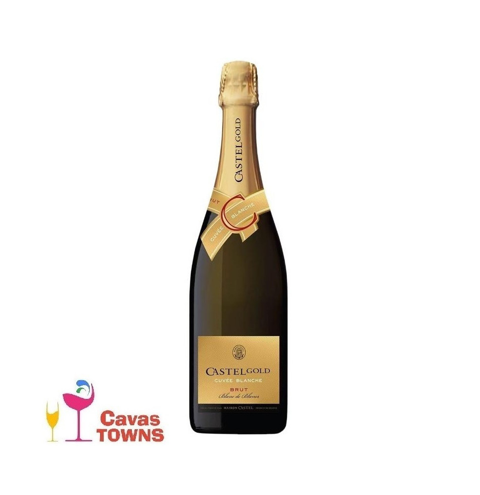 Vino Espumoso Francés Castel Gold Brut Blanc De Blanche 750ml - Cavas Towns Vino Espumoso Francés Castel Gold Brut Blanc De Blanche 750ml - Cavas Towns