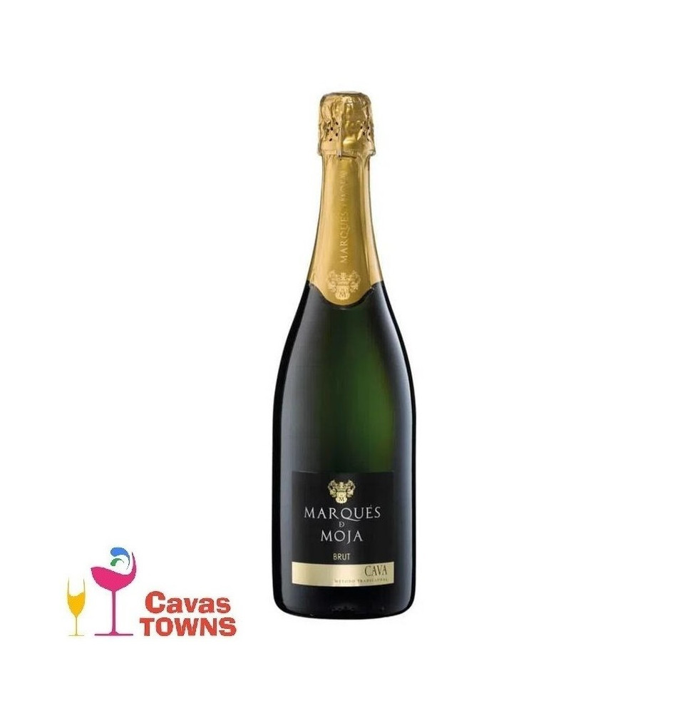Vino Blanco Espumoso Español Marques D Moja Brut 750 ml - Cavas Towns Vino Blanco Espumoso Español Marques D Moja Brut 750 ml - Cavas Towns