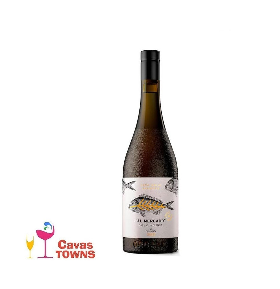 Vino Blanco Al Mercado Hola Barcelona Garnacha 750 ml - Cavas Towns Vino Blanco Al Mercado Hola Barcelona Garnacha 750 ml - Cavas Towns