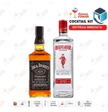 Ginebra Beefeater Cocktail Kit Black Hawk - 2 Receta Recipe - Cavas Towns