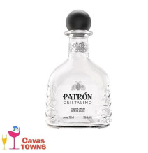 Tequila Patrón Cristalino Añejo 700 ml - Cavas Towns