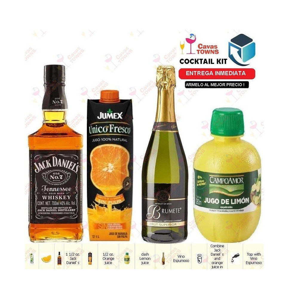 Cocktail Kit Airport - 1 Receta Recipe - Cavas Towns Cocktail Kit Airport - 1 Receta Recipe - Cavas Towns
