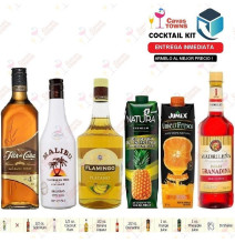 Cocktail Kit Alabama Slammer - 5 Receta Recipe - Cavas Towns