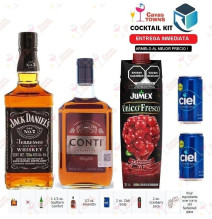 Cocktail Kit Berry Southern Comfortable - 2 Receta Recipe - Cavas Towns