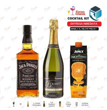 Cocktail Kit Champagne Mimosa - 2 Receta Recipe - Cavas Towns