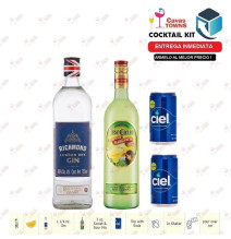 Cocktail Kit Collins Receta Recipe - Cavas Towns