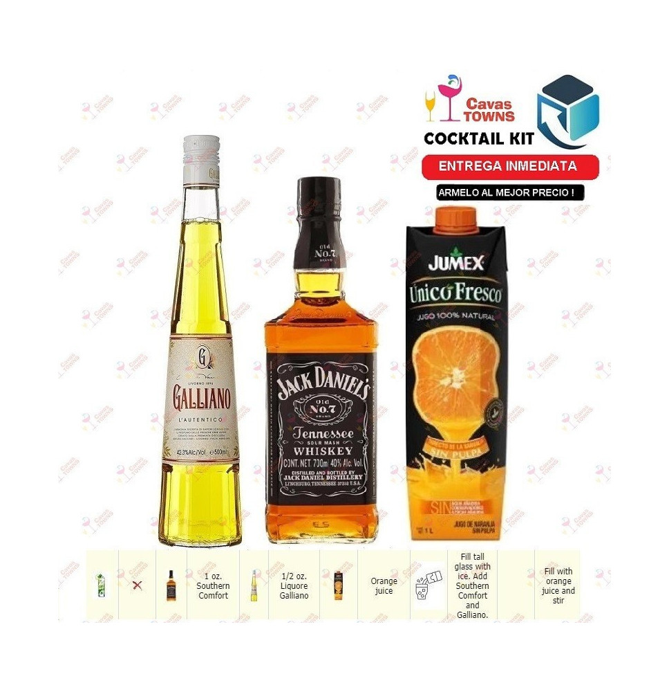 Cocktail Kit Comfort Wallbanger Receta Recipe - Cavas Towns Cocktail Kit Comfort Wallbanger Receta Recipe - Cavas Towns
