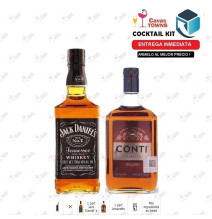 Cocktail Kit Jack Daniel's Godfather Manhattan Receta Recipe - Cavas Towns