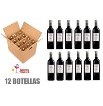 Caja 12 Botellas Vino Tinto El Velero Tempranillo Garnacha 750 Ml - Cavas Towns