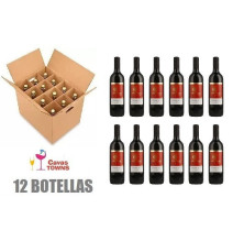 Caja 12 Botellas Vino Tinto Español Casa Morena Tempranillo 750ml - Cavas Towns