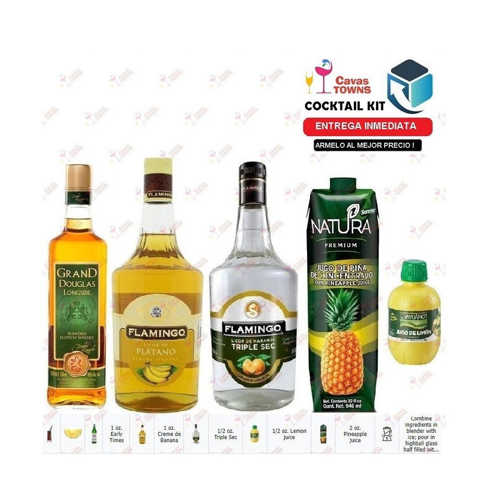 Whisky Grand Douglas Cocktail Kit Californian Receta Recipe - Cavas Towns Whisky Grand Douglas Cocktail Kit Californian Receta Recipe - Cavas Towns