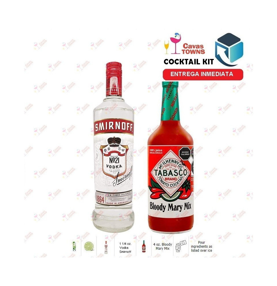 Vodka Smirnoff Cocktail Kit Bloody Mary Receta Recipe - Cavas Towns Vodka Smirnoff Cocktail Kit Bloody Mary Receta Recipe - Cavas Towns